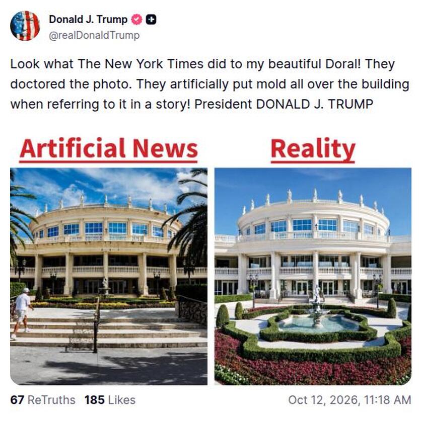 Post preview from Donald Trump