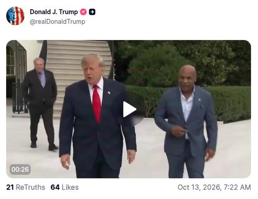 Post preview from Donald Trump