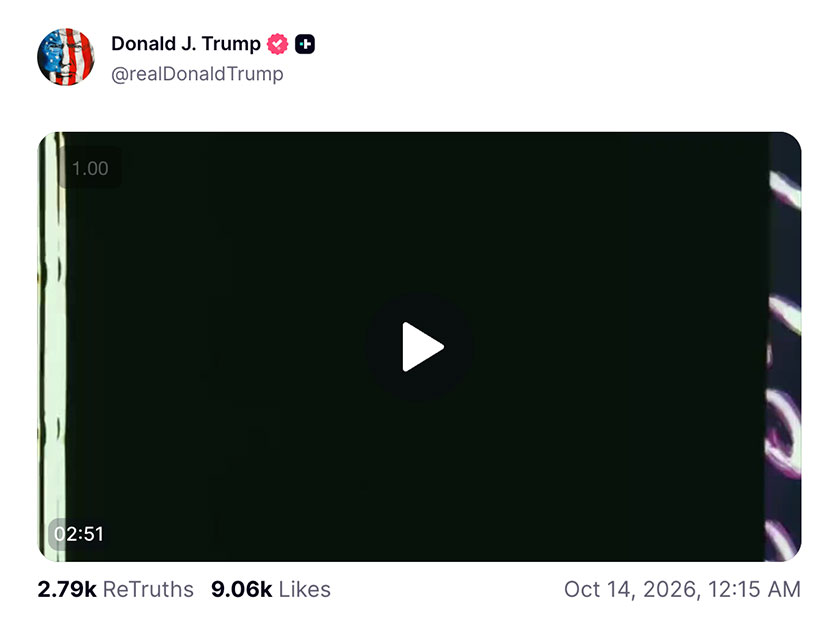 Post preview from Donald Trump