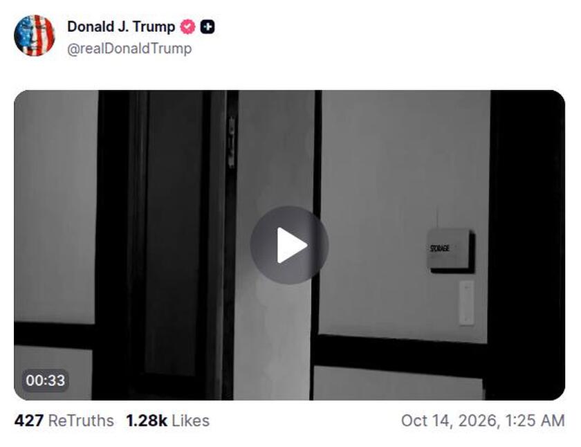Post preview from Donald Trump