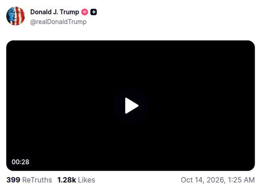 Post preview from Donald Trump