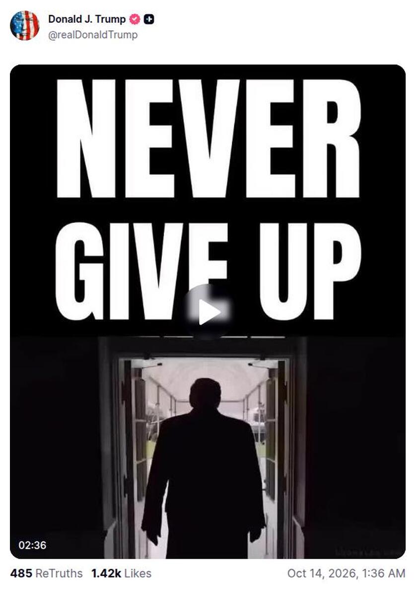 Post preview from Donald Trump
