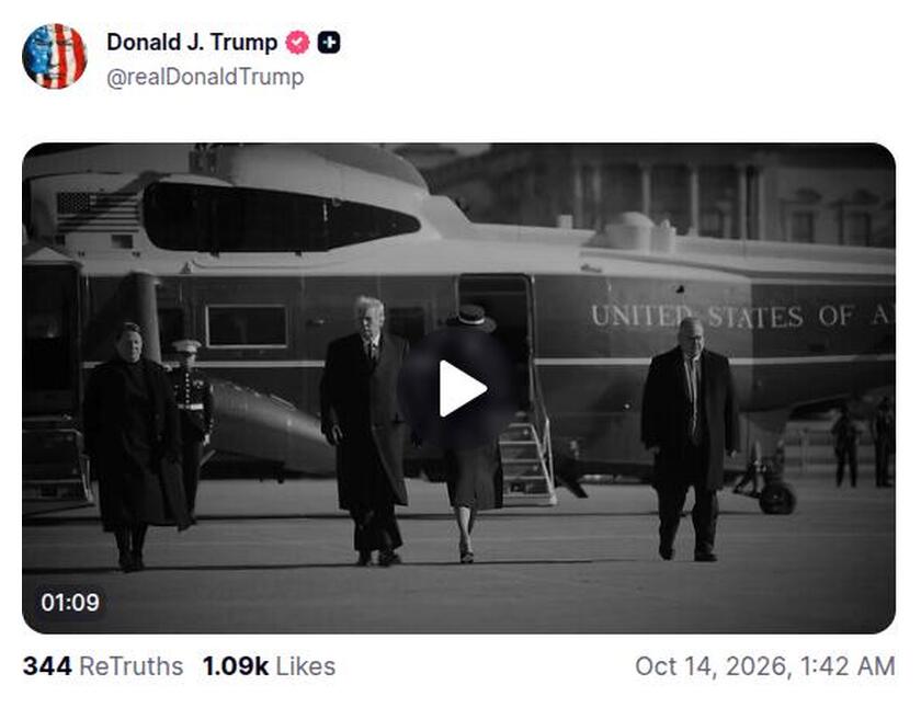 Post preview from Donald Trump