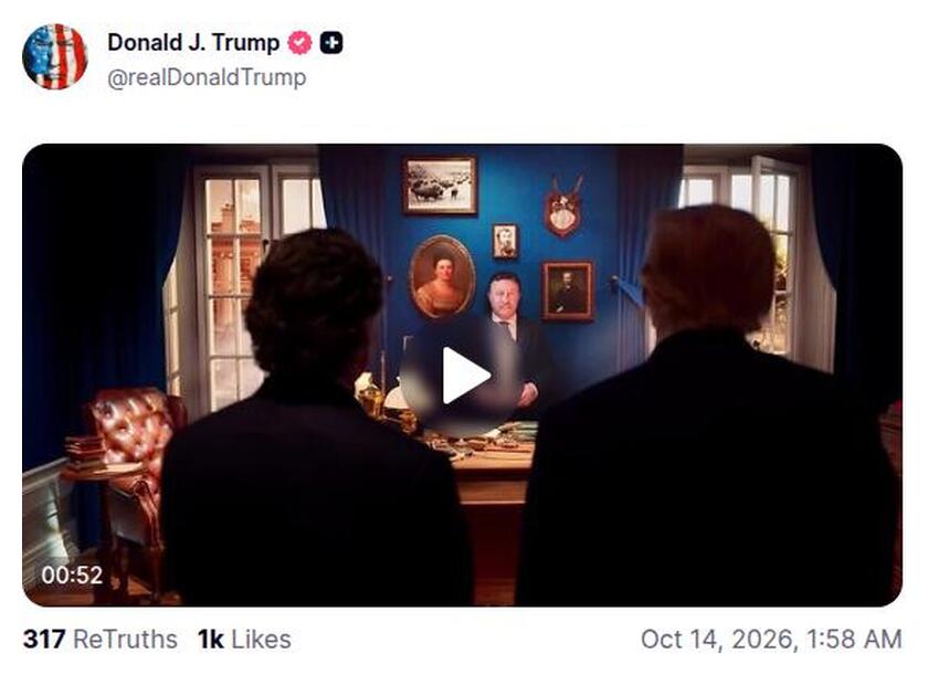 Post preview from Donald Trump