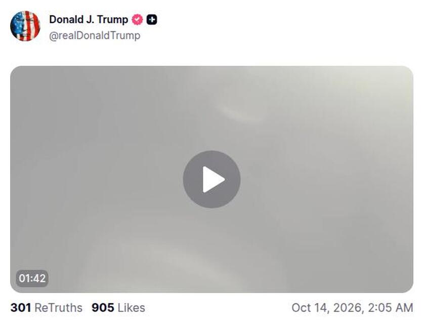 Post preview from Donald Trump