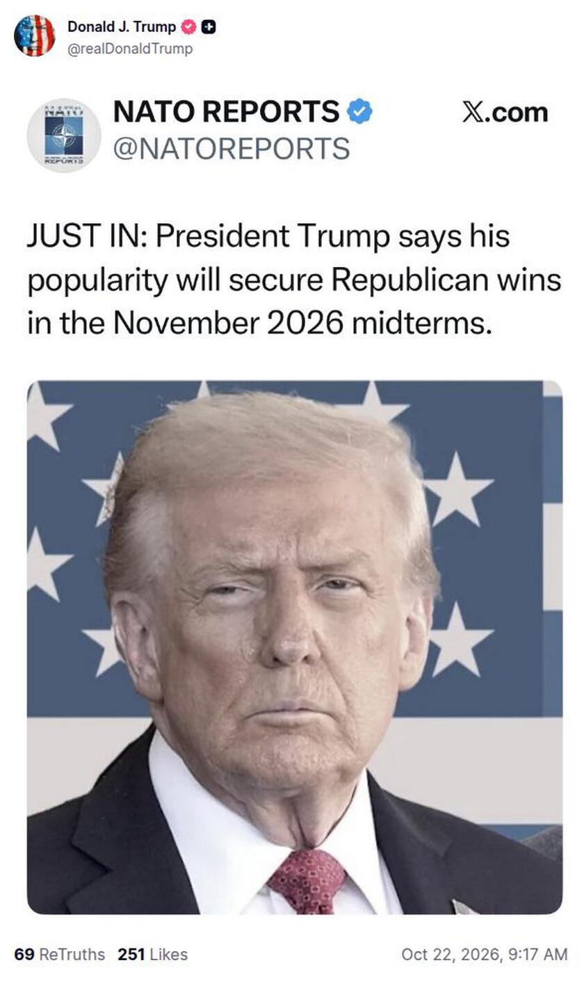 Post preview from Donald Trump