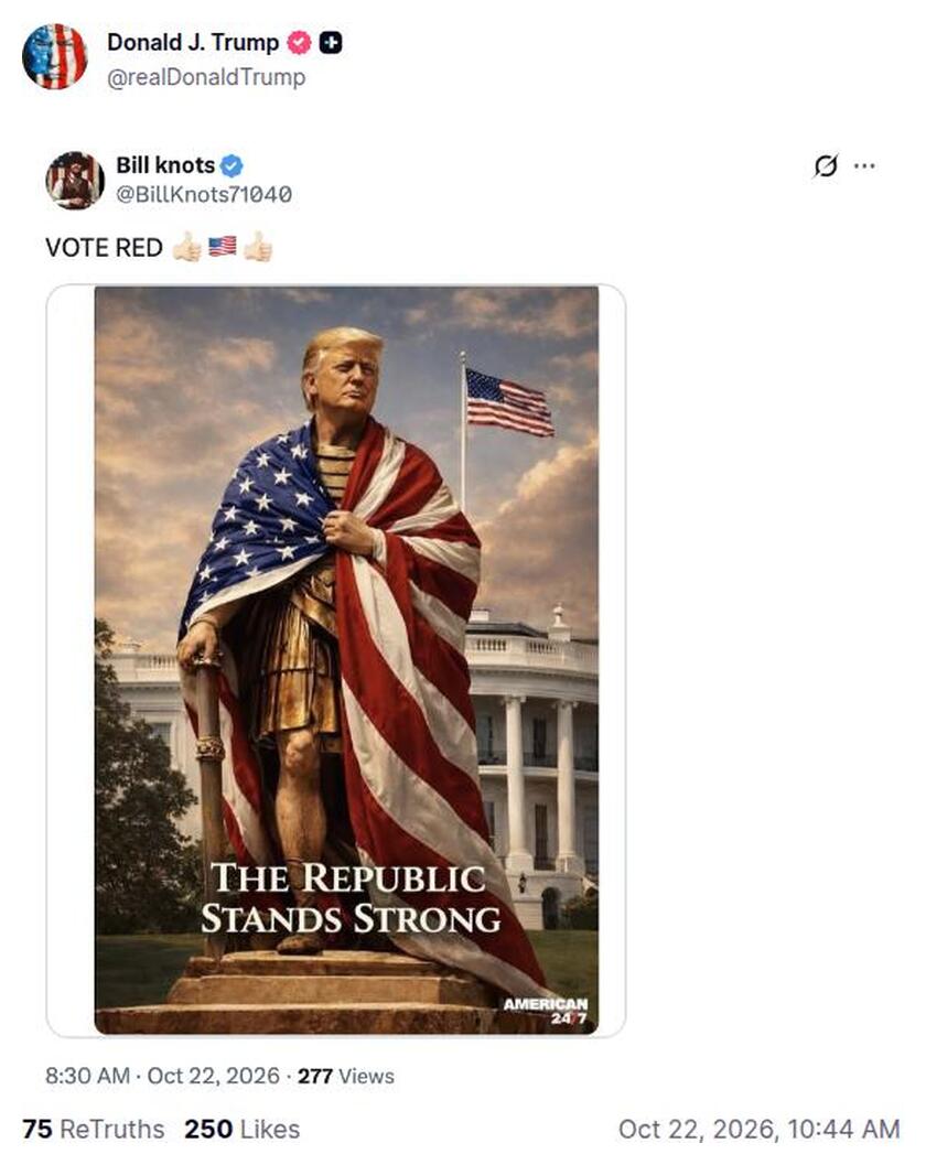 Post preview from Donald Trump