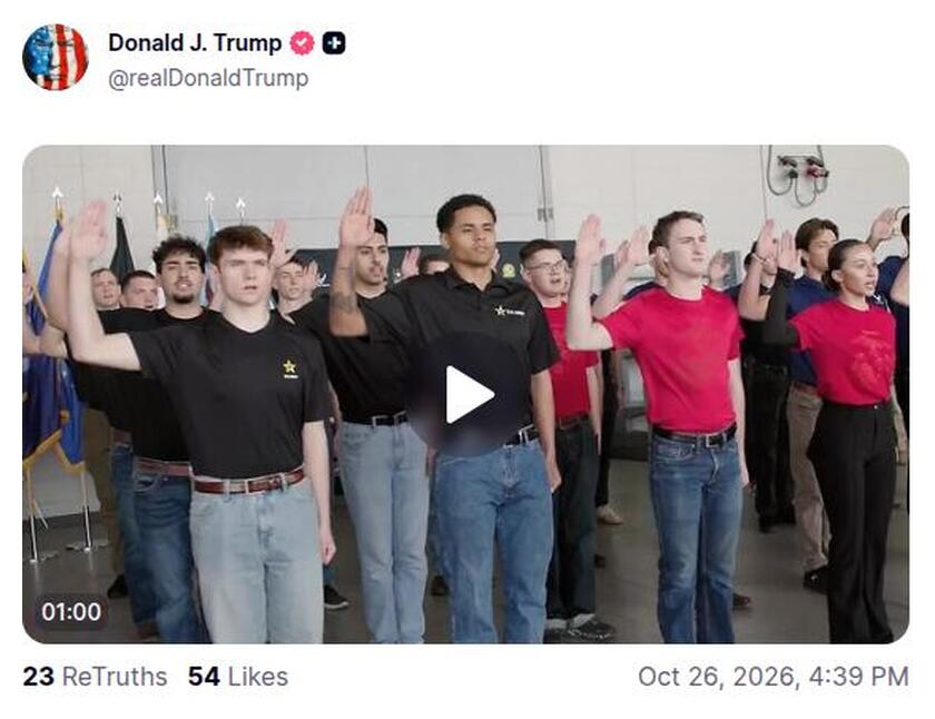 Post preview from Donald Trump