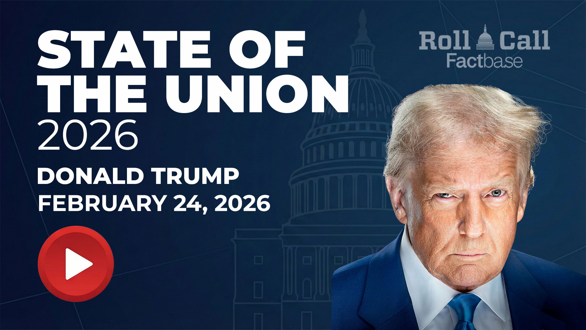 2026 — Donald Trump — State of the Union — In Person | Roll Call Factba.se